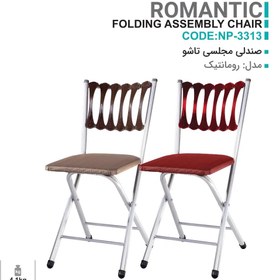 تصویر صندلی مجلسی تاشو نیلو (Niloo) Niloo folding assembly chair