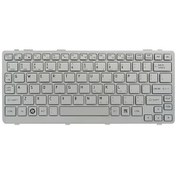 تصویر کیبورد لپ تاپ توشیبا مدل Mini NB305 نقره ای ا MINI NB305 Silver Notebook Keyboard MINI NB305 Silver Notebook Keyboard