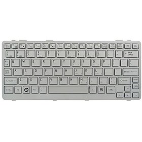 تصویر کیبورد لپ تاپ توشیبا مدل Mini NB305 نقره ای ا MINI NB305 Silver Notebook Keyboard MINI NB305 Silver Notebook Keyboard