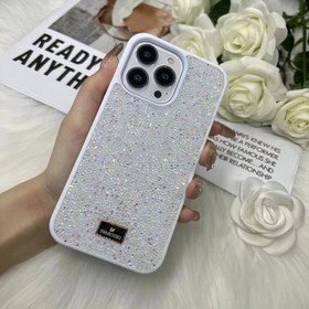 تصویر گارد پشت و قاب و کاور اوريجينال موبایل اپل برند سواروفسکی SWAROVSKI iPhone 13 Pro 