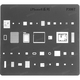 تصویر شابلون P3067 برای iPhone 8G P3067 Stencil suitable for iPhone 8G