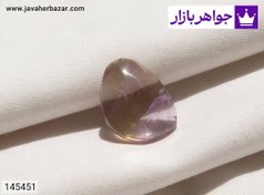 تصویر نگین سنگ آمیترین شفاف و زیبا کد 145451 