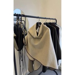 تصویر پانچو فوتر زنانه پاییزه و زمستانه 