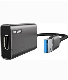 تصویر مبدل صوتی HOPLAZA USB HDMI فول hd مک بوک و ویندوز 