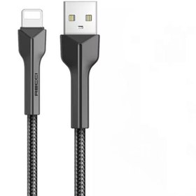 تصویر کابل انتقال دیتا و شارژ سریع لایتنینگ رسی Recci RTC-N24L THOR Lightning Fast Charging Data Cable 2.4A 