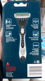 تصویر ژیلت ۶ تیغه دورکو، ۳ عددی 