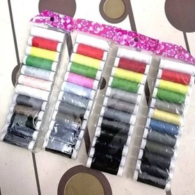 تصویر پک 12 عددی نخ رنگی 