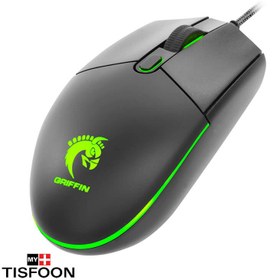 تصویر ماوس مخصوص بازی گرین مدل GM603 RGB Green GM603 RGB Optical Gaming Mouse