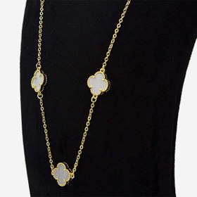 تصویر گردنبند ونکلیف ۵ گل Necklace Vancleef 