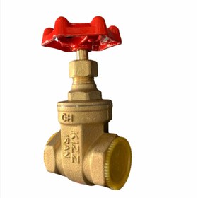 تصویر شیرفلکه کشویی 1/2 اینچ PN16 برنجی سامین GATE VALVE 1/2" PN16 BRASS SAMIN