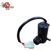 تصویر پمپ شیشه شوی پراید (سیم کوتاه) برند لایت پلاس 