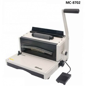 تصویر دستگاه صحافی مارپیچ مدل MC8702 Spiral binding machine model MC8702