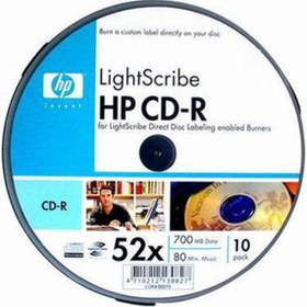 تصویر HP LightScribe CD-R 52X فضای خالی قابل چاپ دیسک رسانه قابل چاپ 700MB 80min 