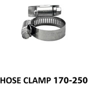 تصویر بست شیلنگ استیل 250-170 