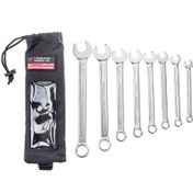 تصویر مجموعه 8 عددی آچار یکسرتخت - یکسررینگ توسن مدل T101-S8 Tosan T101-S8 8Pcs Combination Wrench Set