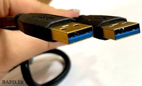 تصویر BAFO USB A Male To B Male Cable 0.5m | کابل دو سر نری USB (لینک) 0.5 متری بافو 