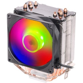 تصویر خنک کننده بادی پردازنده گرین مدل NOTUS 100-ARGB ا Green NOTUS 100-ARGB CPU Cooler Green NOTUS 100-ARGB CPU Cooler