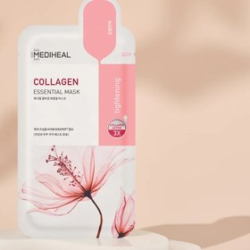 تصویر ماسک صورت ورقه ای مدی هیل آبرسان و کلاژن ساز COLLAGEN 