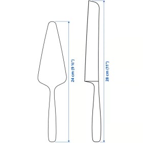 تصویر ست پذیرایی ۲ تکه ایکیا مدل TILLAGD، رنگ برنجی 
