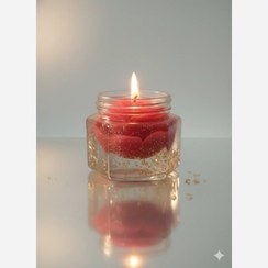 تصویر رز جاودان (شمع دست ساز) 