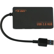 تصویر هاب 4 پورت USB2.0 دی نت مدل DT-422 D-net DT-422 USB2.0 4port USB HUB