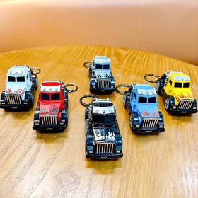 تصویر جا کلیدی کامیون آتشی - نوک مدادی 