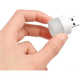 تصویر چراغ قوه مدل USB OTG - زرد 