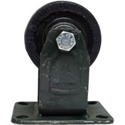 تصویر چرخ پایه آهنی لاستیکی (آمریکایی) سایز 10 