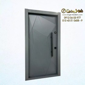 تصویر درب ضد سرقت آرون کد Z2230 طوسی 