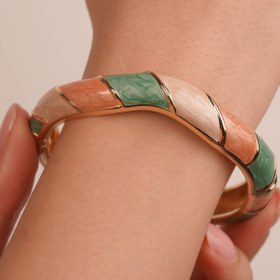 تصویر دستبند النگویی میناکاری 