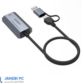 تصویر تبدیل USB 3.0 و USB-C به Lan اونتن مدل UE101 