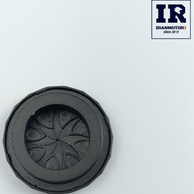 تصویر کاور سوییچ موتورسیکلت فلزی قرمز و مشکی 