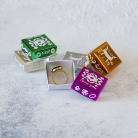 تصویر جعبه جواهرات 300 عددی بسته بندی شده مدل طلاکوب کوچک 