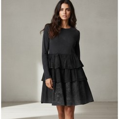 تصویر پیراهن عروسکی زنانه ،سه دامنه از برند زارا 