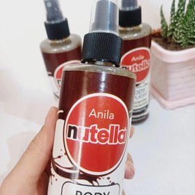 تصویر بادی اسپلش شاین دار نوتلا آنیلا ۲۵۰ میل Anila nutella body splash