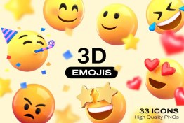 تصویر 33 ایموجی 3 بعدی | PNG 