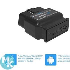 تصویر عیب یاب دیاگ بلوتوثی خودرو مدل veepeak obd2 