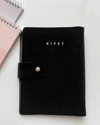 تصویر کلاسور چرمی کیفت ۱۰۰ برگ - مشکی 