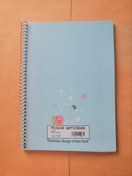 تصویر دفتر40برگ حاشیه دار سیمی پگاه جلدمقوایی Note book