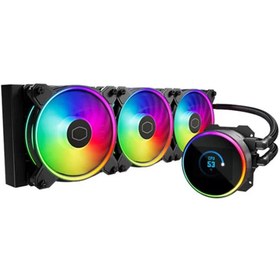 تصویر خنک کننده پردازنده مایع کولر مستر مدل Ice God G360 Phantom Cooler Master Ice God G360 Phantom CPU Water Cooler