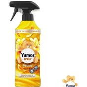 تصویر اسپری خوشبو کننده یوموش YUMOS مدل HANIMELI زرد (450 میل) YUMOS Deodorant Spray, HANIMELI Model, Yellow (450 ml)