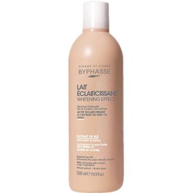 تصویر لوسیون روشن کننده بدن بایفاس حاوی عصاره یولایف BYPHASSE® Lait Éclaircissant Whitening Effect Extrait D'Avoine, 500ml