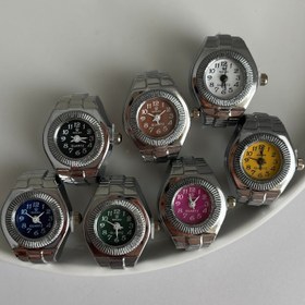 تصویر ساعت انگشتری - مشکی Rolex