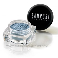 تصویر سایه چشم پودری مینرال ارگانیک سمپیور انگلستان-SAMPURE-SPARKLING TEAL شماره 100 