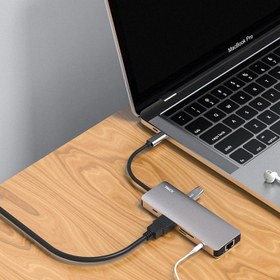 تصویر هاب یو اس بی جی سی پال 9 پورت JCPAL USB-C hub JCP6179 with 9 ports