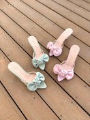 تصویر سندل زنانه مدل پاپیون کد ۴۱۰ رنگ کرم سایز ۳۸ 