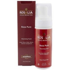 تصویر فوم پاک کننده رزالیا مخصوص پوست چرب و جوش دار 150ml rosalia cleansing foam for acne prone skin 