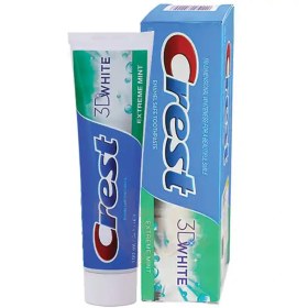 تصویر خمیر دندان کرست کامپلیت مدل 3D WHITE حجم 100 میل CREST 3D WHITE EXTREME MINT TOOTHPASTE