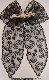 تصویر گلسر پاپیون دار تزئینی 