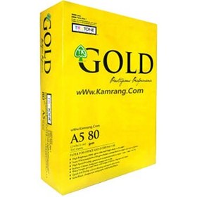 تصویر کاغذ A5 گلد بسته 5000 عددی GOLD A5 Paper Pack of 5000